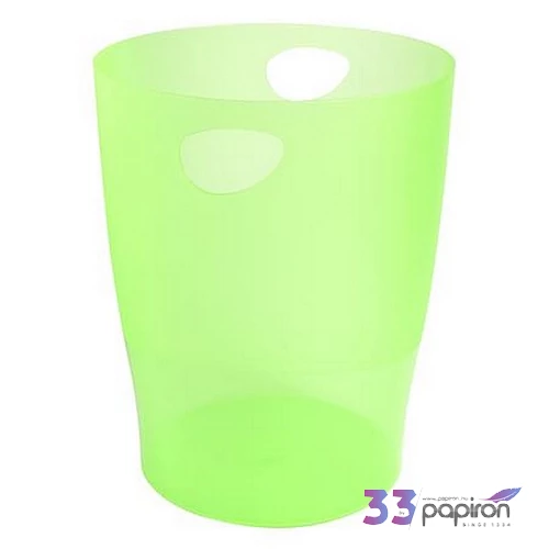 Papírkosár 15l Exacompta PP, Linicolor, almazöld