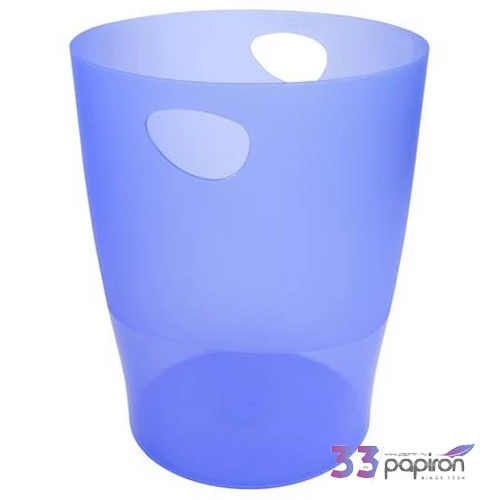 Papírkosár 15l Exacompta PP, Linicolor, jégkék