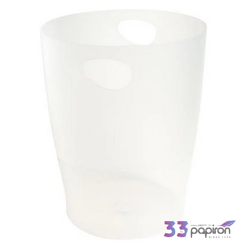 Papírkosár 15l Exacompta PP, Office, matt fehér
