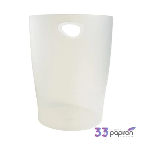 Papírkosár 15l Exacompta PP, Office, matt fehér