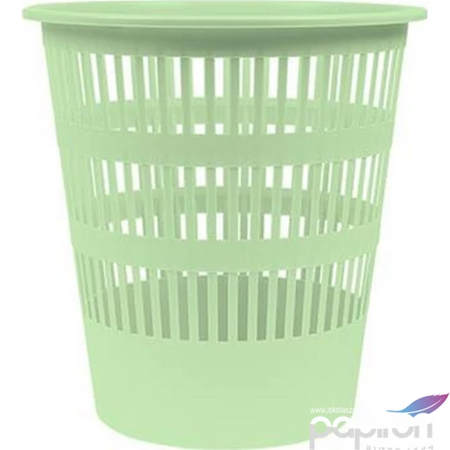 Papírkosár Donau 12 liter,pasztellzöld D30706