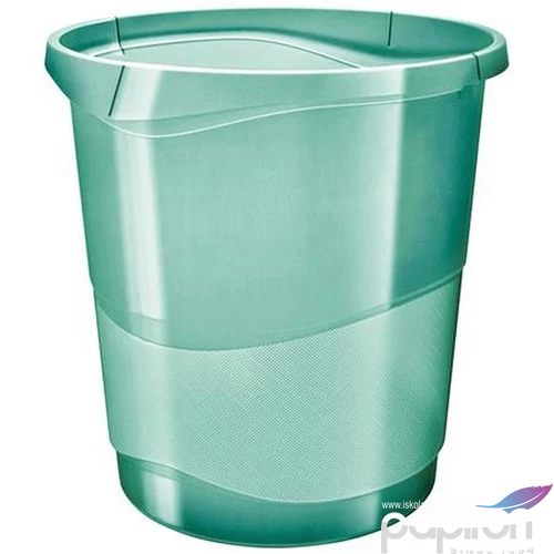 Papírkosár Esselte 14liter áttetsző zöld E626290