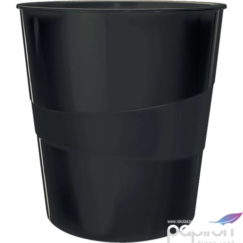 Papírkosár Leitz 15 liter, Wow fekete Létesítmény üzemeltetés