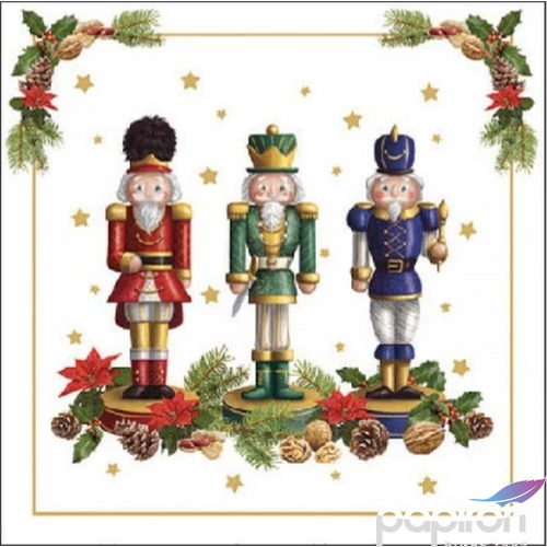 Szalvéta Ambiante Bearded nutcracker 20db papírszalvéta 25x25cm,15db-os