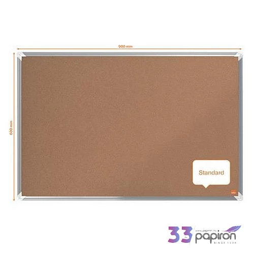 Parafatábla 90x60 cm alumínium keret NOBO Premium Plus