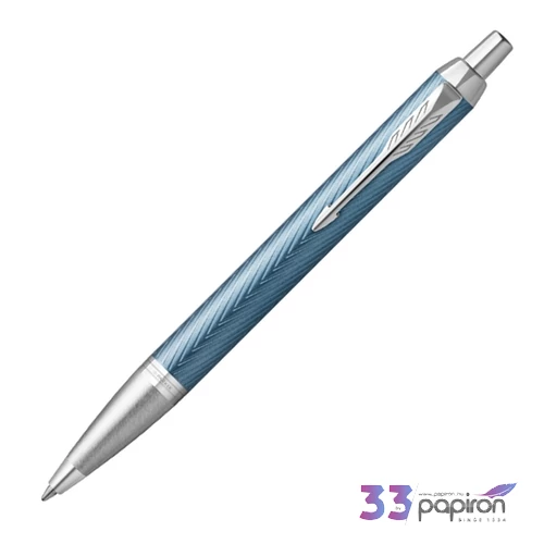 Parker IM Royal golyóstoll Premium Kékes-Szürke, Ezüst Klipsz 2143645