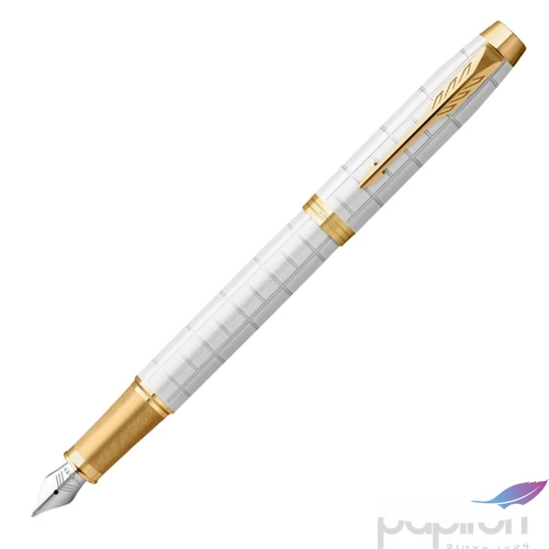 Parker IM Royal töltőtoll Premium Gyöngyházfehér Arany Klipsz 2143649