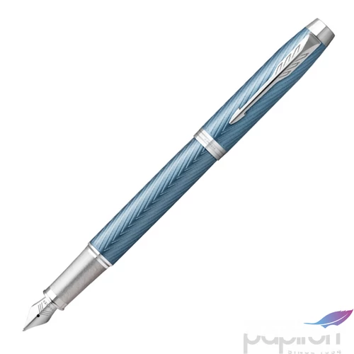 Parker IM Royal töltőtoll Premium Kékes-Szürke, Ezüst Klipsz 2143651