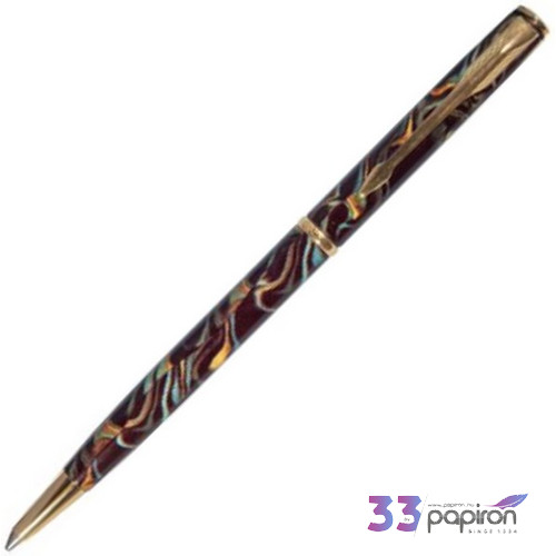 Parker Insignia golyóstoll bar keki lakkozott felület fényes test arany klippes
