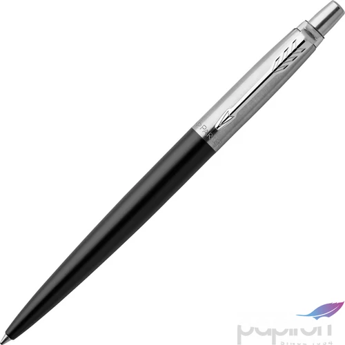 Parker Jotter Royal golyóstoll Bond Street matt fekete tolltest 1953184 ezüst klipszes-nyomógombos toll