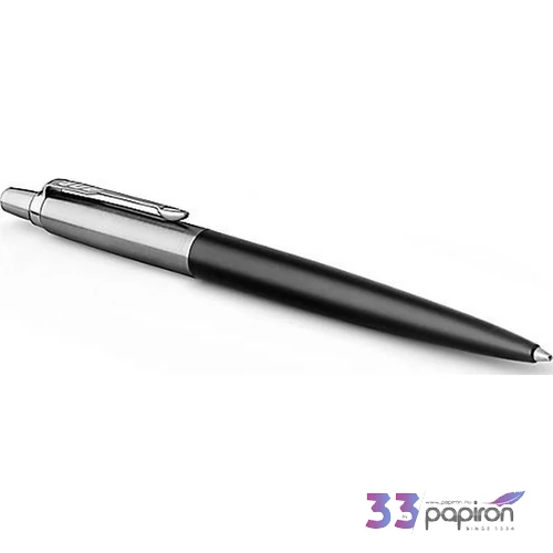 Parker Jotter Royal golyóstoll Bond Street matt fekete tolltest 1953184 ezüst klipszes-nyomógombos toll