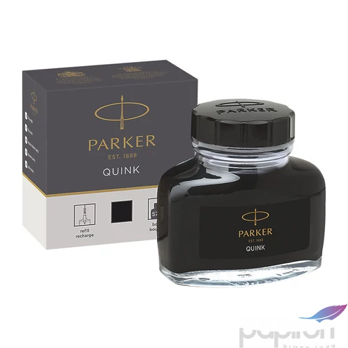 Parker Quink tinta fekete S1950375 57ml-es üveges tinta, BLACK