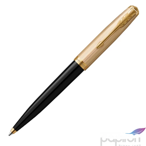 Parker Royal golyóstoll 51 Deluxe Fekete, Arany Klipsz 2123513