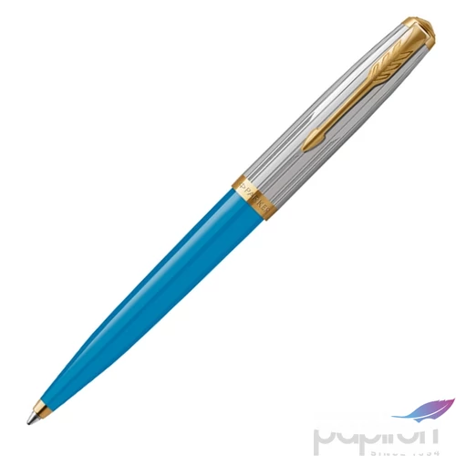 Parker Royal golyóstoll 51 Premium Türkiz Kék,Arany Klipsz 21690