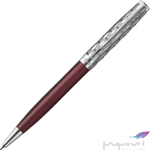 Parker Royal Sonnet golyóstoll PREMIUM METÁL PIROS, EZÜST KLIPSZ 2119783