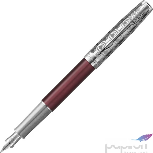 Parker Royal Sonnet töltőtoll PREMIUM 18K METÁL PIROS, EZÜST KLIPSZ 2119650