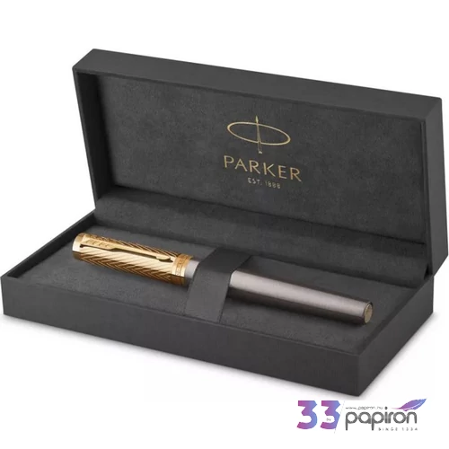 Parker Royal töltőtoll Ingenuity, Premium Pioneer Arrow szürke, arany klipsz 2200949