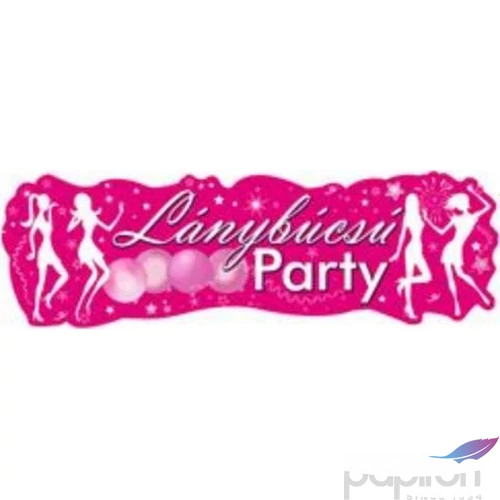 Lánybúcsú Party Banner Party dekorációs felirat 90x27cm (1db/csomag) Lánybúcsús