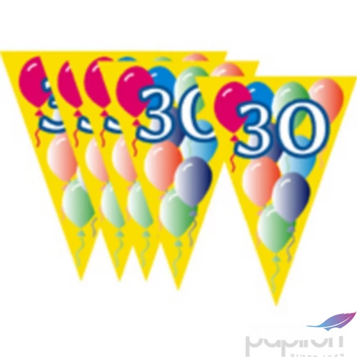 Party banner évszámos 30-as számmal