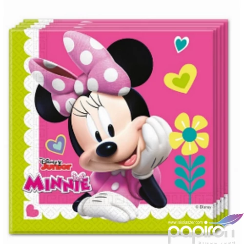 Party szalvéta 33x33cm Minnie, 20db/csomag