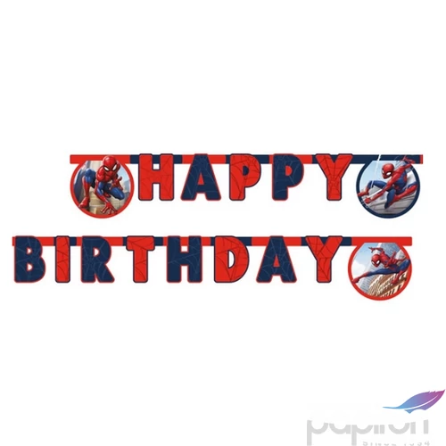 Party banner Crime Fighter Happy Birthday felirat
