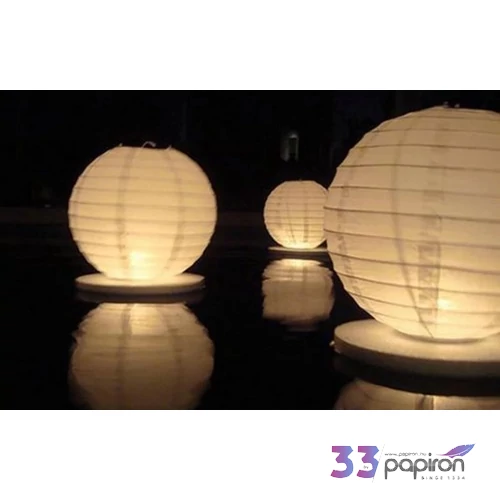 Party dekor lampion gömb fehér 30cm