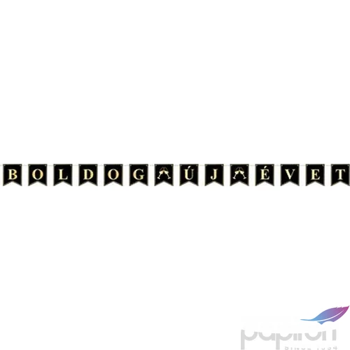 Party banner 200 cm Boldog Új Évet! Szilveszteri dekoráció