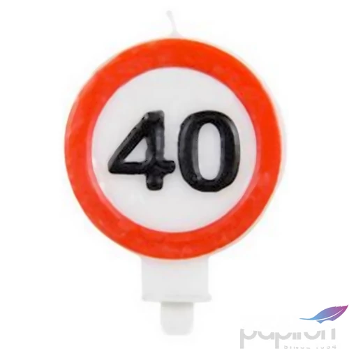 Party gyertya számos 40-es Sebességkorlátozó -40- szám gyertya Szülinapi Parti gyertya-tortadísz