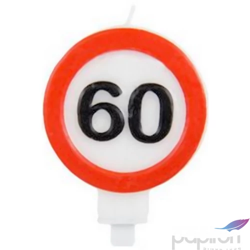 Party gyertya számos 60 Sebességkorlátozó -60- szám gyertya Szülinapi Parti gyertya-tortadísz
