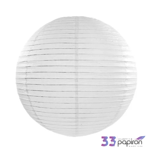 Party lampion dekor gömb fehér 45cm