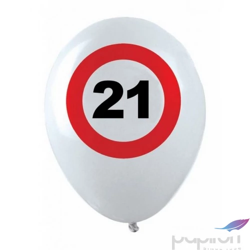 Party Lufi évszámos 21 Behajtani tilos, sebességkorlátozó