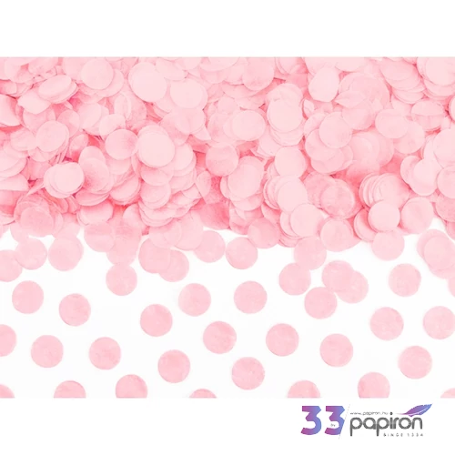 Party konfetti dekor 15g, light pink