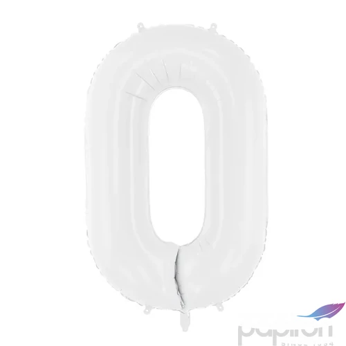 Party Lufi fólia 86cm 0.szám fehér színű 