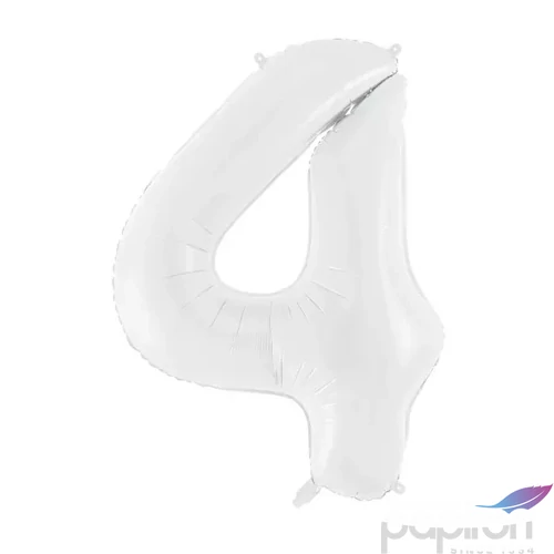 Party Lufi fólia 86cm 4.szám fehér színű 