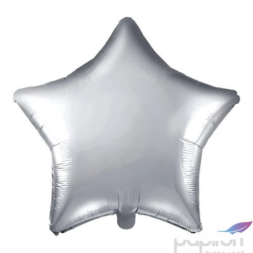 Party Lufi fólia 46cm csillag alakú, ezüst