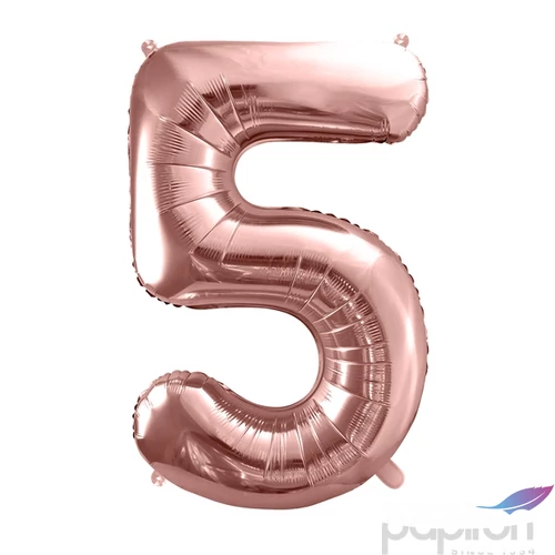 Party Lufi fólia 91cm 5-ös, rosegold
