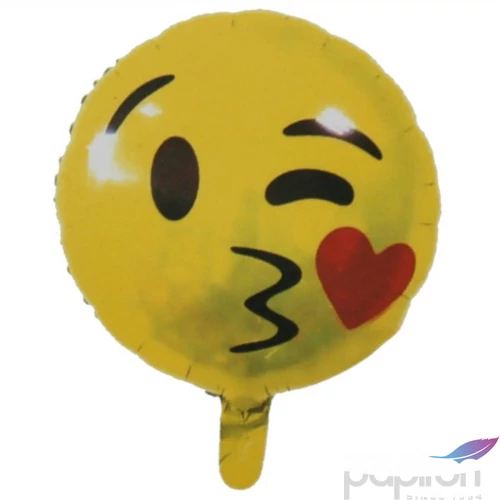 Party Lufi fólia Smiley gömb, 18"/45cm