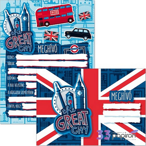 Ars Una party meghívó The Great City - Város 90228995 prémium minőség