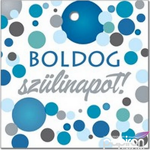 Party pohár alátét 10db/csomag Kék Pasztell Konfettis