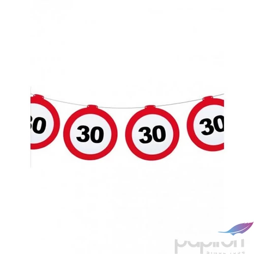 Party banner füzér 30 Behajtani tilos 30. szülinapra
