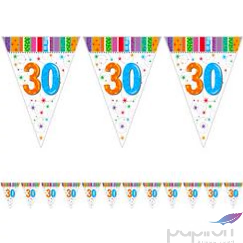 Party banner 30 Radiant szülinapi számos 5m-es