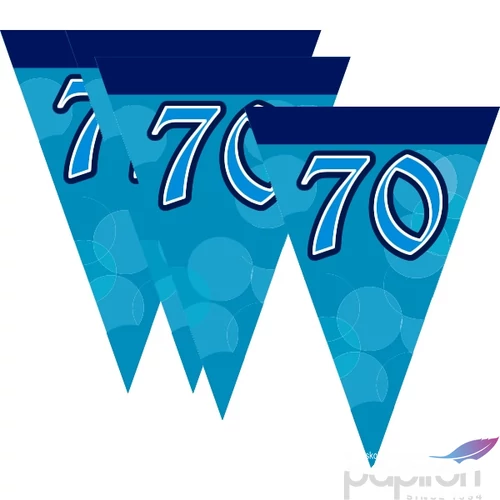 Party banner évszámos 70-es számmal