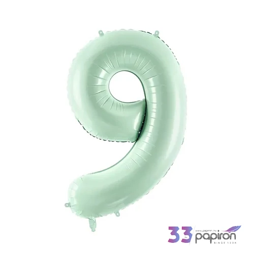 Partylufi fólia 9. szám 72 cm, világos zöld 