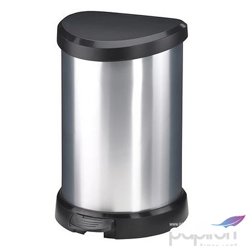 Pedálos szemetes fémhatású 15 l CURVER