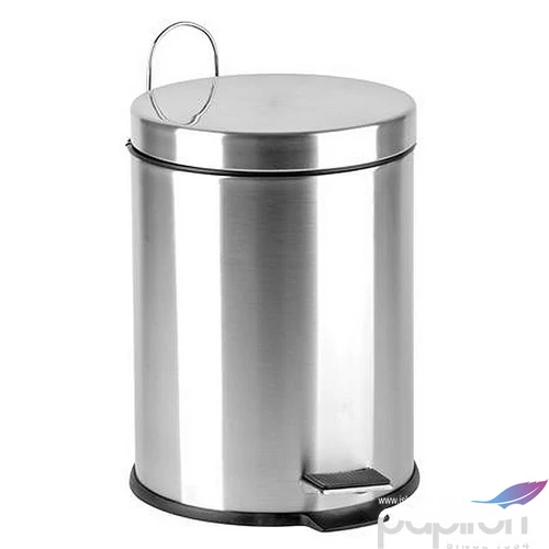 Pedálos szemetes rozsdamentes acé kivehető műanyag vödörre 3liter