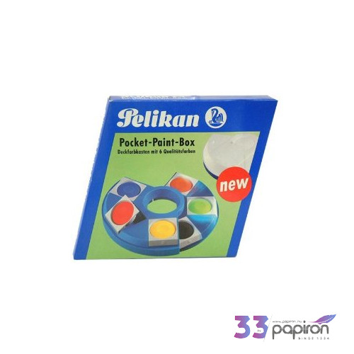 Vízfesték 6 Pelikan 6 színű Pocket Paint Box iskolaszezonos termék