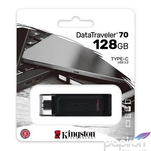 Pendrive 128GB USB-C KINGSTON DataTraveler 70