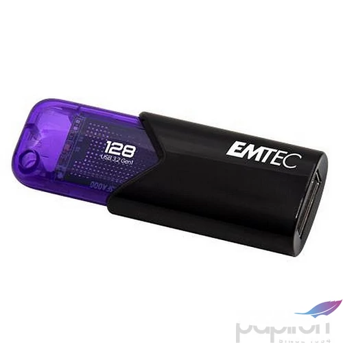 Pendrive 128GB USB 45718 EMTEC B110 Click Easy fekete-lila