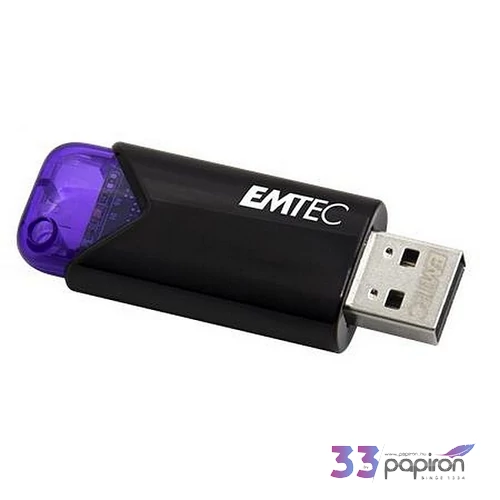 Pendrive 128GB USB 45718 EMTEC B110 Click Easy fekete-lila