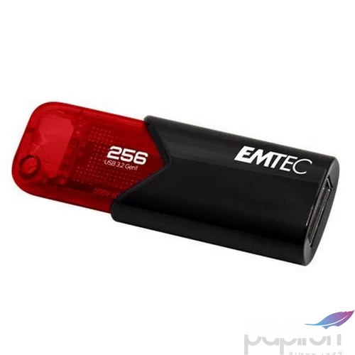 Pendrive 256 GB USB 3.2 EMTEC B110 Click Easy fekete-piros 